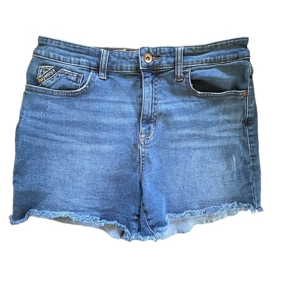 High Waisted Nautica Jean Shorts Cutoff Mom Jeans  Size 8 Waist 29 Stretch Denim - Picture 6 of 9